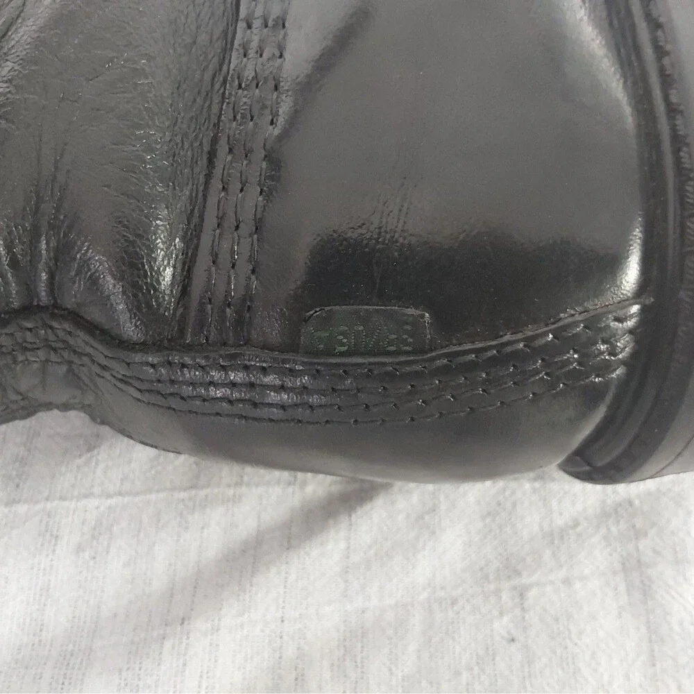 ROCKY Mens Size 7 M Black Leather Postal Duty Boots SR/USA Slip Resistant